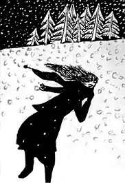 Be sure to keep your head and neck covered when you're out in the cold.